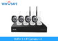2.0 Megapixel Bullet Wireless IP Camera System , 4 Camera Wireless Security System